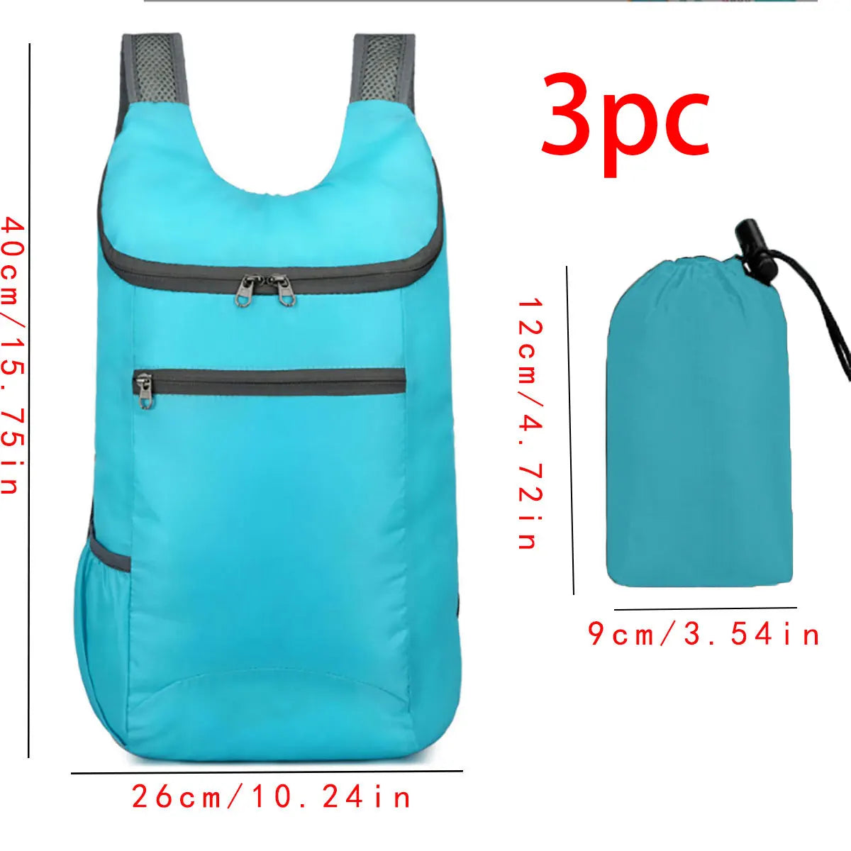Sac À Dos De Voyage Pliable En Nylon, 20-35 Litres