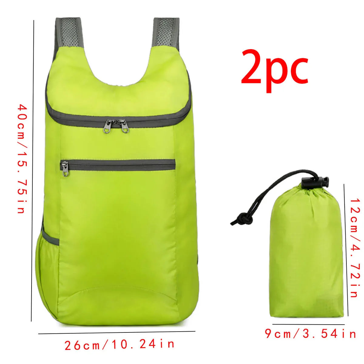 Sac À Dos De Voyage Pliable En Nylon, 20-35 Litres