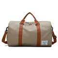 Sac polochon de sport en nylon avec poche à chaussures