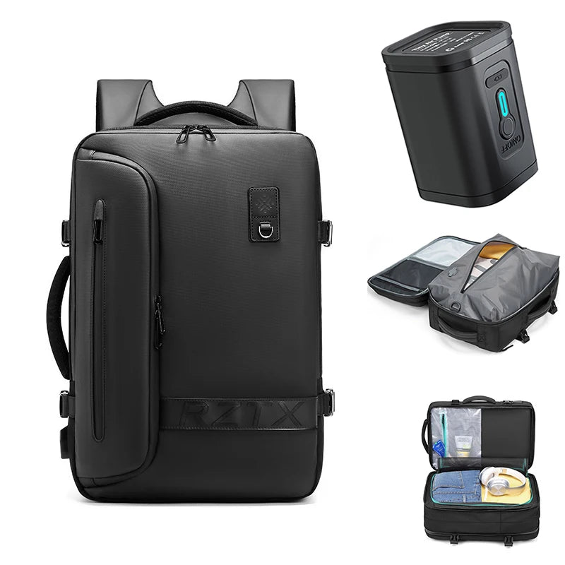 Sac À Dos Extensible Noir Pour Ordinateur Portable