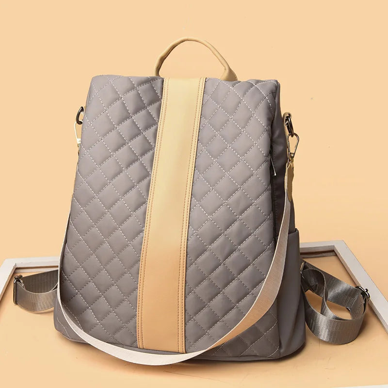 Sac À Dos Femme Voyage Antivol Tissu Oxford