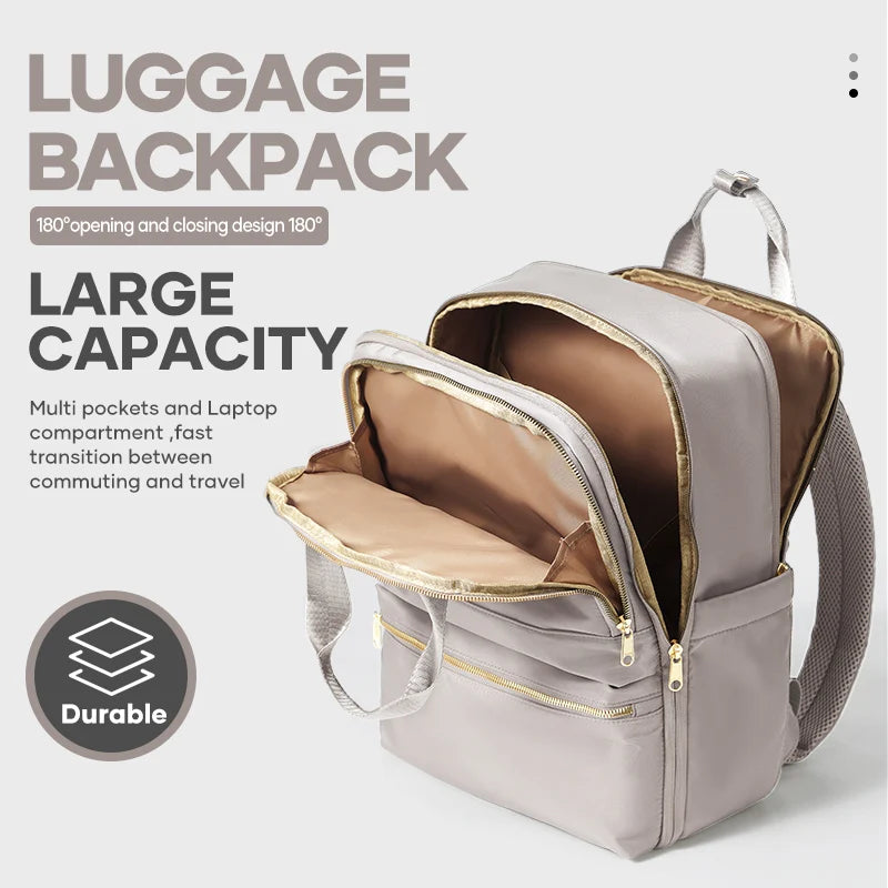 Sac À Dos Unisexe 20-35 L En Nylon Compartiment