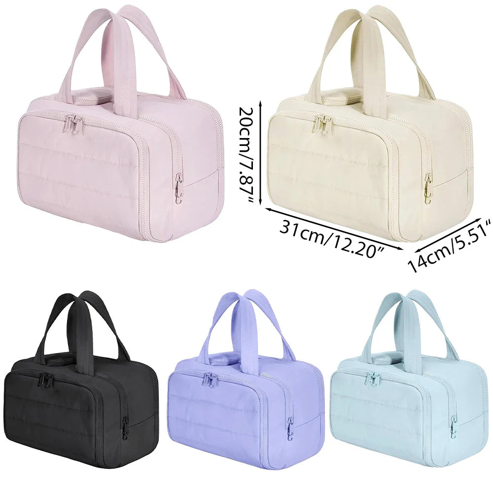 Grande Trousse De Toilette Femme À Compartiments Multiples