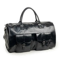 Sac polochon convertible noir pour homme en polyuréthane, voyage d'affaires