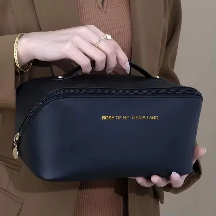Trousse De Toilette Pour Femme Compartimentée Beige