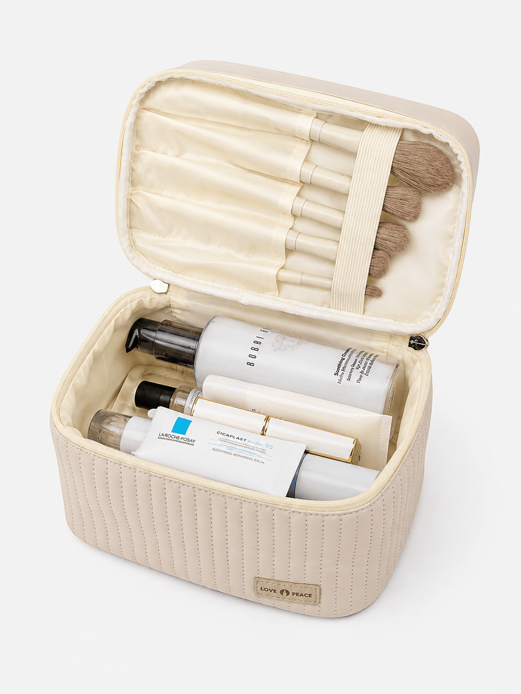 Sackovia Grand Trousse De Toilette Cuir Synthétique PU Compartiments