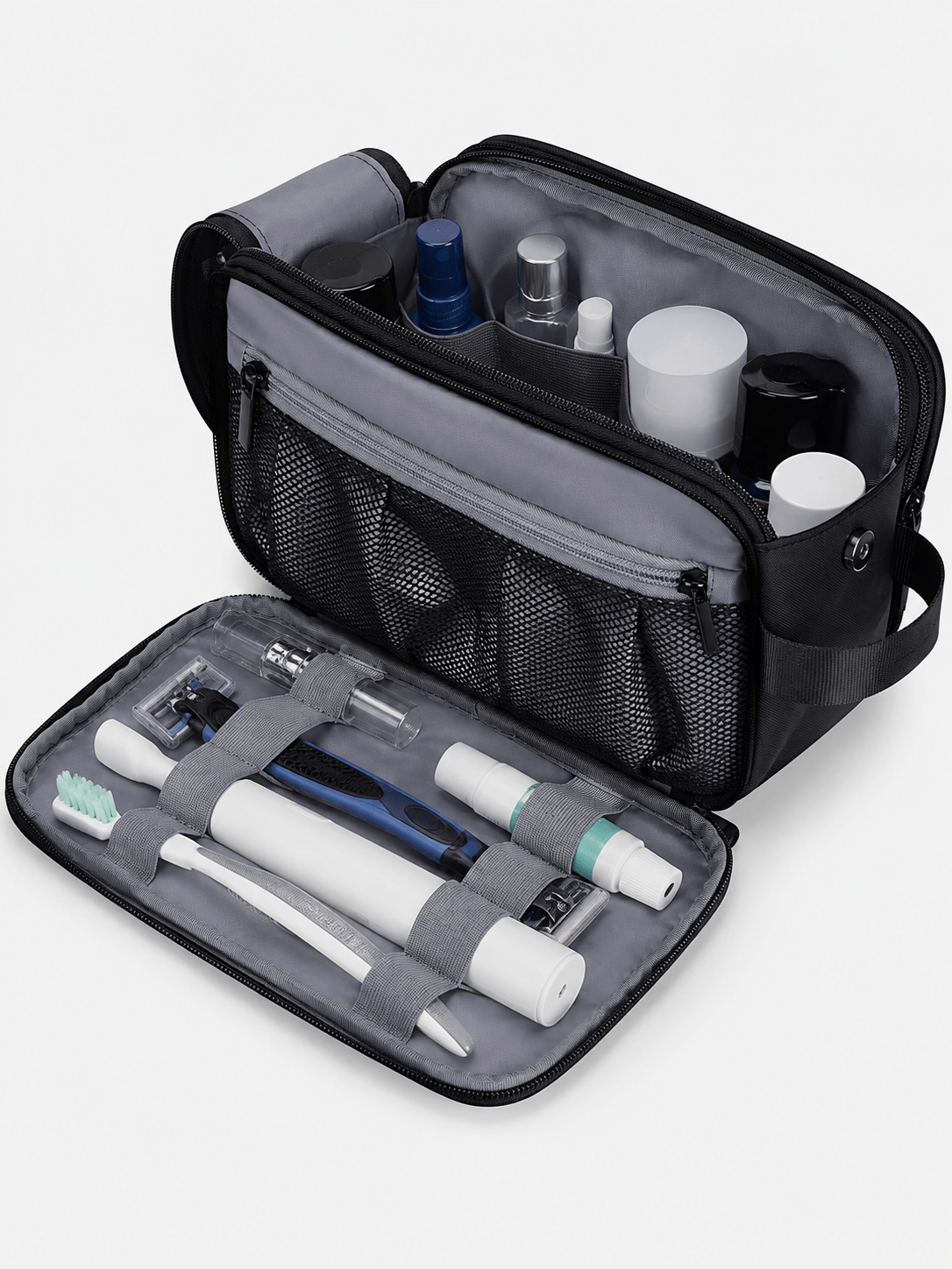 Sackovia Grande Trousse De Toilette Homme Résistant À L'Eau Double