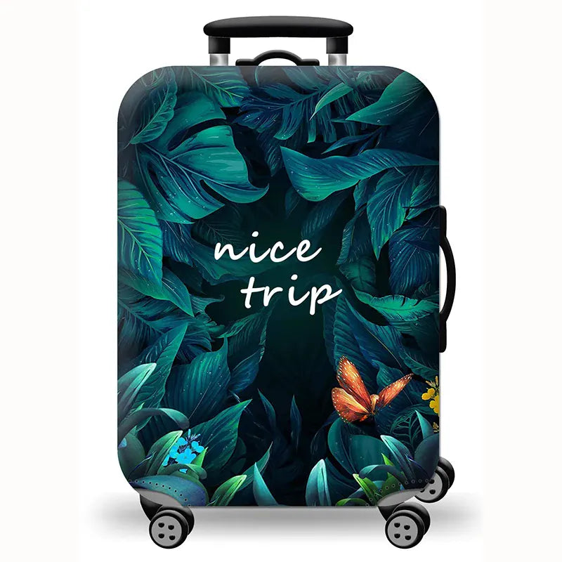 Sackovia Housse de valise extensible imprimé voyage 18 à 32 pouces