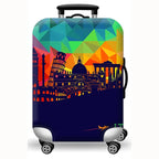 Sackovia Housse de valise extensible imprimé voyage 18 à 32 pouces