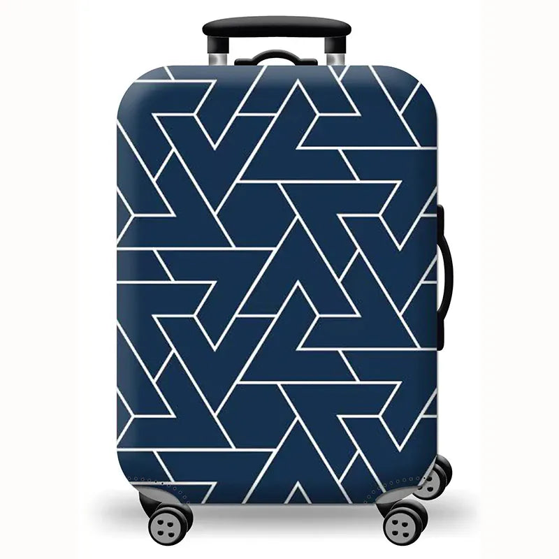 Sackovia Housse de valise extensible imprimé voyage 18 à 32 pouces