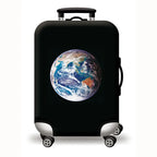Sackovia Housse de valise extensible imprimé voyage 18 à 32 pouces