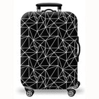 Sackovia Housse de valise extensible imprimé voyage 18 à 32 pouces