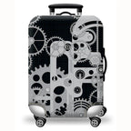 Sackovia Housse de valise extensible imprimé voyage 18 à 32 pouces