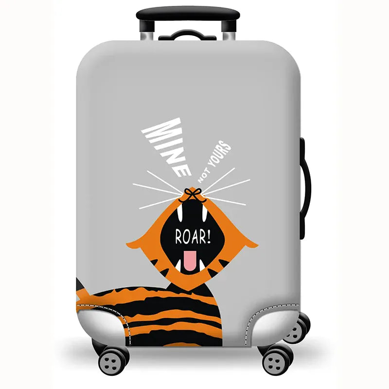 Sackovia Housse de valise extensible imprimé voyage 18 à 32 pouces