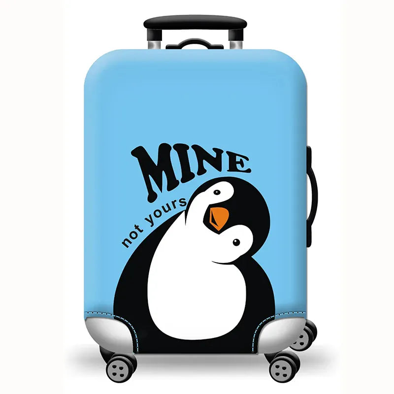 Sackovia Housse de valise extensible imprimé voyage 18 à 32 pouces