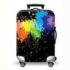 Sackovia Housse de valise extensible imprimé voyage 18 à 32 pouces