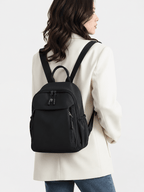 Sackovia Petit Sac À Dos Femme Noir En Nylon
