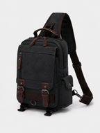 Sackovia Petit Sac À Dos Homme En Toile Marron