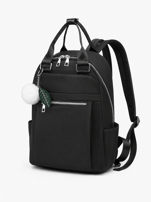 Sackovia Sac À Dos 20-35 L Avec Poche Avant Zippée Tissu Oxford