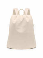 Sackovia Sac À Dos Acétate Beige Avec Poche Latérale