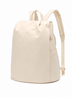 Sackovia Sac À Dos Acétate Beige Avec Poche Latérale