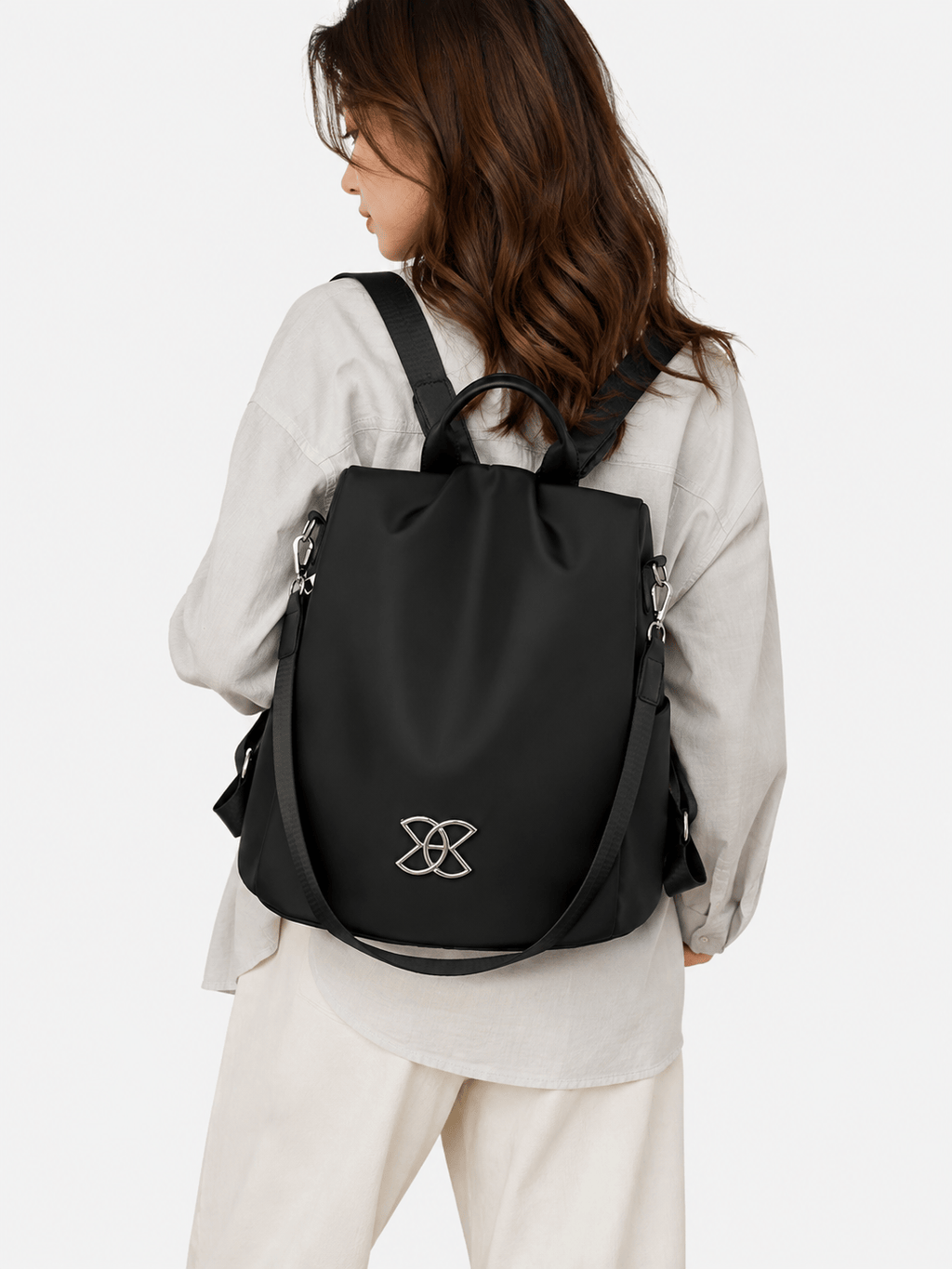 Sackovia Sac À Dos Antivol Noir En Nylon