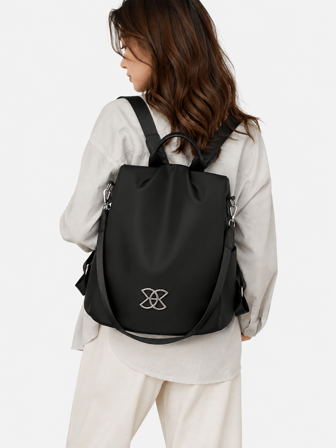 Sackovia Sac À Dos Antivol Noir En Nylon