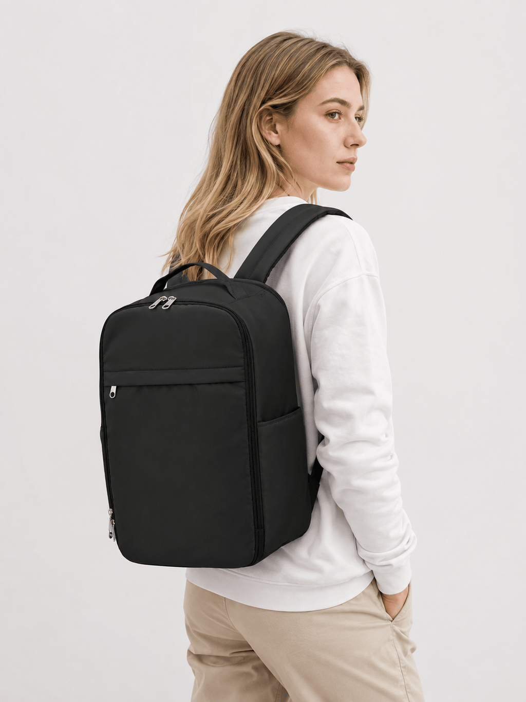Sackovia Sac À Dos Cabine Noir En Nylon
