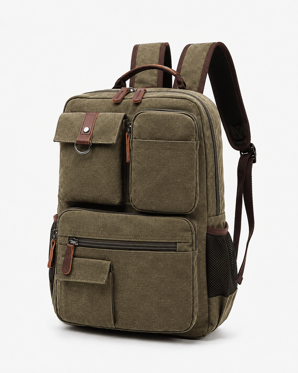 Sackovia Sac À Dos Classe Homme En Toile Compartiment Ordinateur