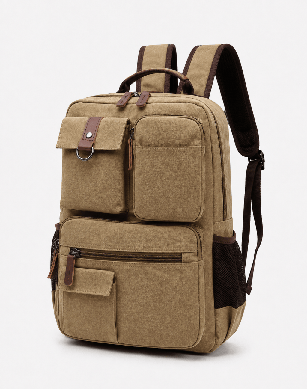 Sackovia Sac À Dos Classe Homme En Toile Compartiment Ordinateur