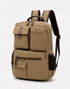 Sackovia Sac À Dos Classe Homme En Toile Compartiment Ordinateur