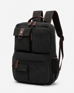 Sackovia Sac À Dos Classe Homme En Toile Compartiment Ordinateur