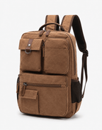 Sackovia Sac À Dos Classe Homme En Toile Compartiment Ordinateur