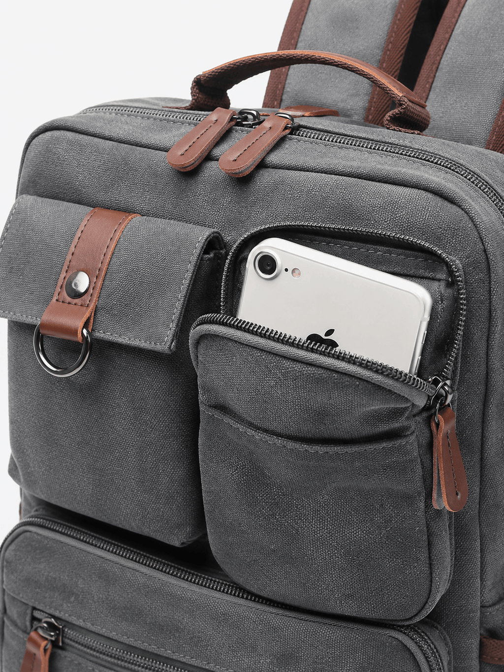 Sackovia Sac À Dos Classe Homme En Toile Compartiment Ordinateur