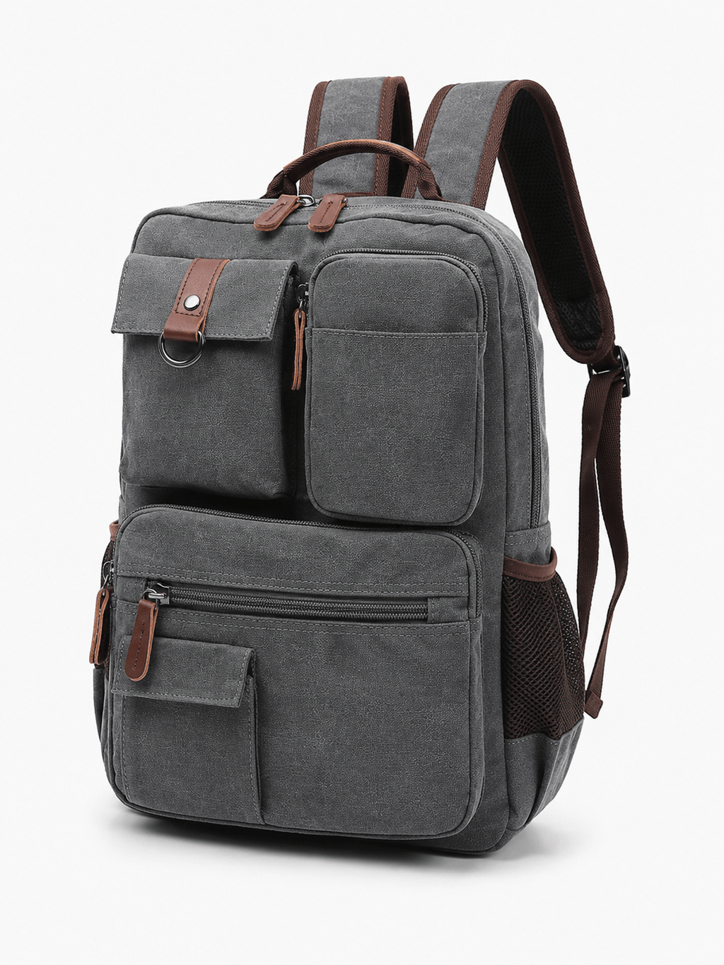 Sackovia Sac À Dos Classe Homme En Toile Compartiment Ordinateur