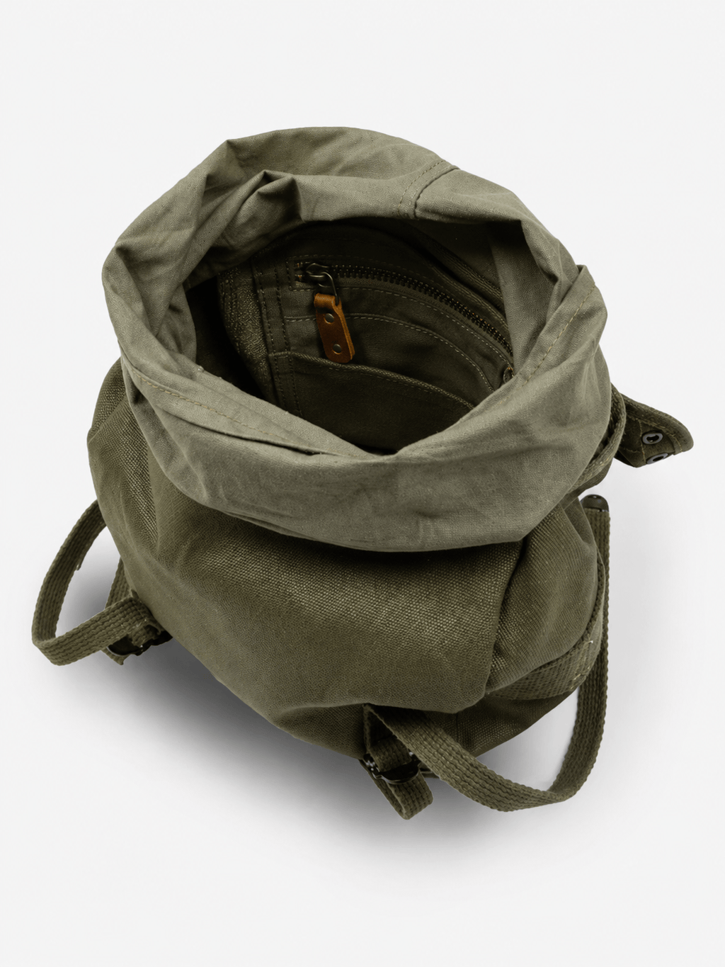 Sackovia Sac À Dos Coton Toile Vert Armée