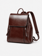 Sackovia Sac À Dos Cuir Femme Véritable Marron