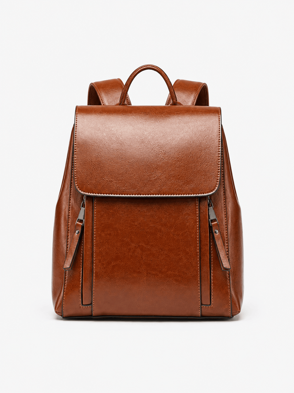 Sackovia Sac À Dos Cuir Femme Véritable Marron