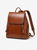 Sackovia Sac À Dos Cuir Femme Véritable Marron