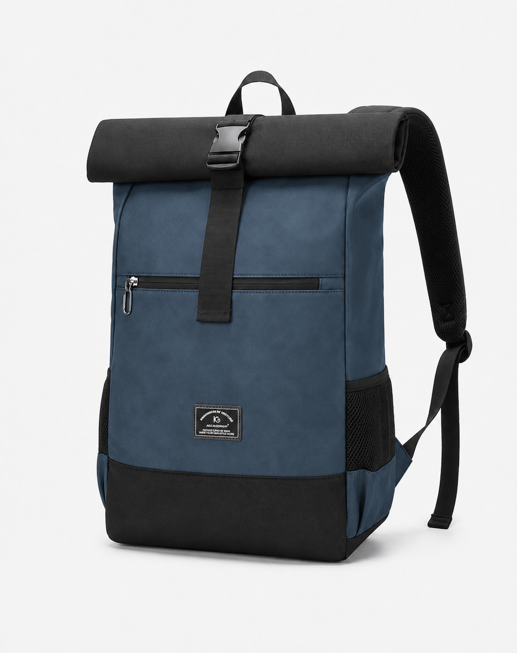 Sackovia Sac À Dos Cuir PU Roll-Top Extensible Imperméable