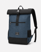 Sackovia Sac À Dos Cuir PU Roll-Top Extensible Imperméable