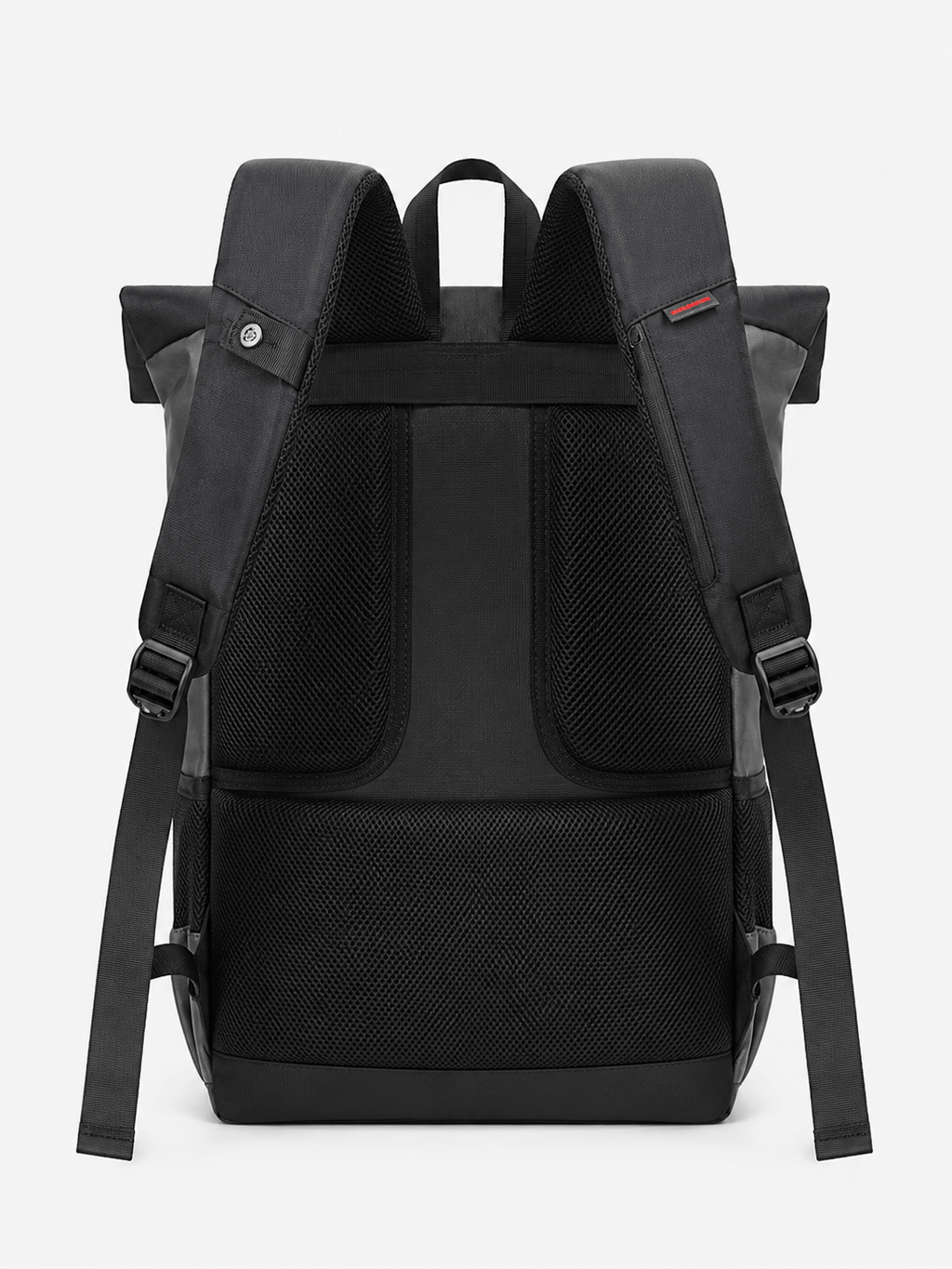Sackovia Sac À Dos Cuir PU Roll-Top Extensible Imperméable