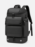 Sackovia Sac À Dos De Voyage Noir 50 L Imperméable Avec Compartiment