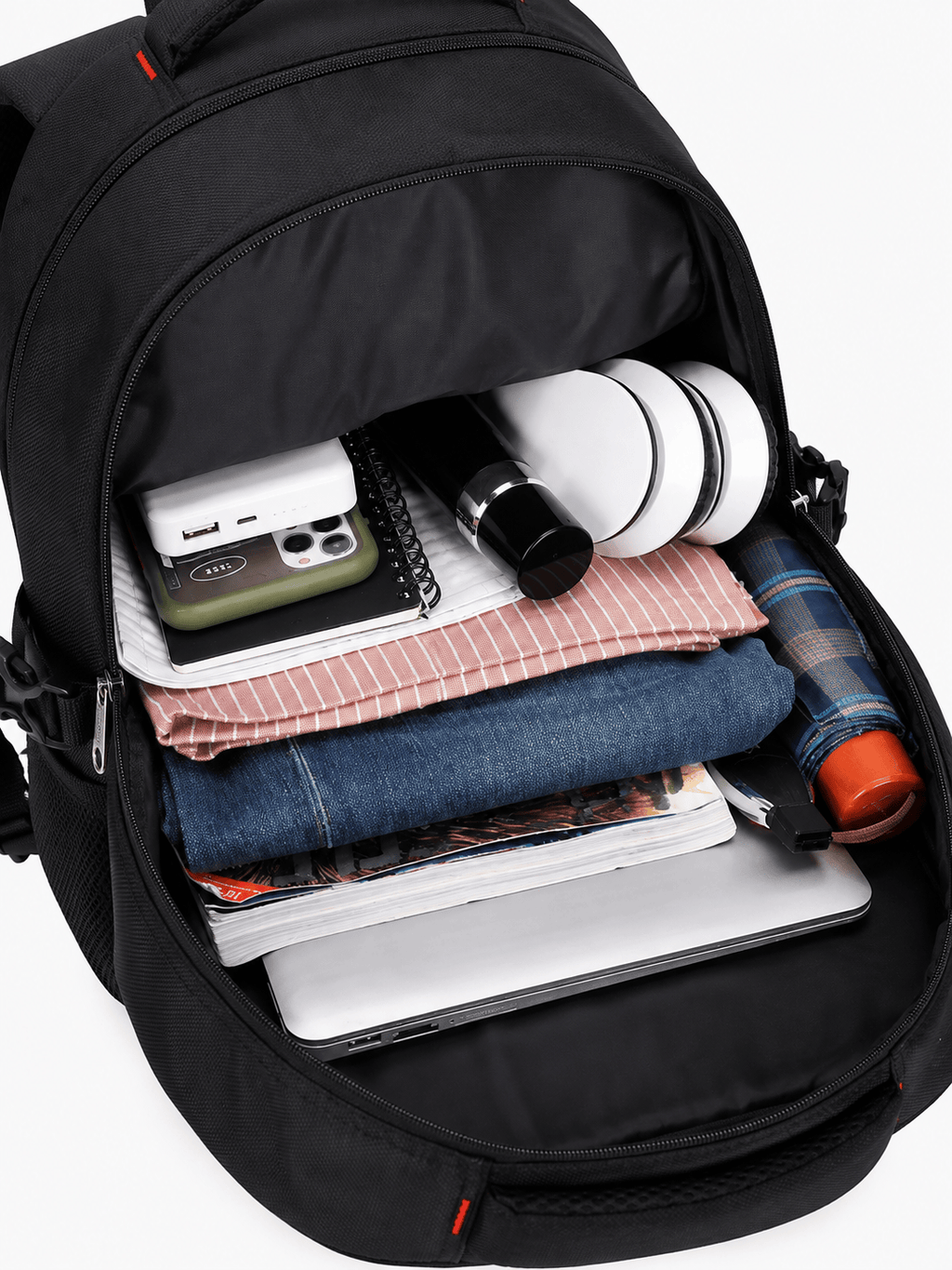 Sackovia Sac À Dos De Voyage Noir 90 L En Nylon, Unisexe