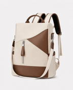 Sackovia Sac À Dos Élégant Femme PU Noir Et Marron