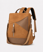 Sackovia Sac À Dos Élégant Femme PU Noir Et Marron