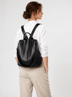 Sackovia Sac À Dos En Cuire Femme Cuir Véritable De Mouton
