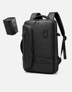Sackovia Sac À Dos Extensible Noir Pour Ordinateur Portable