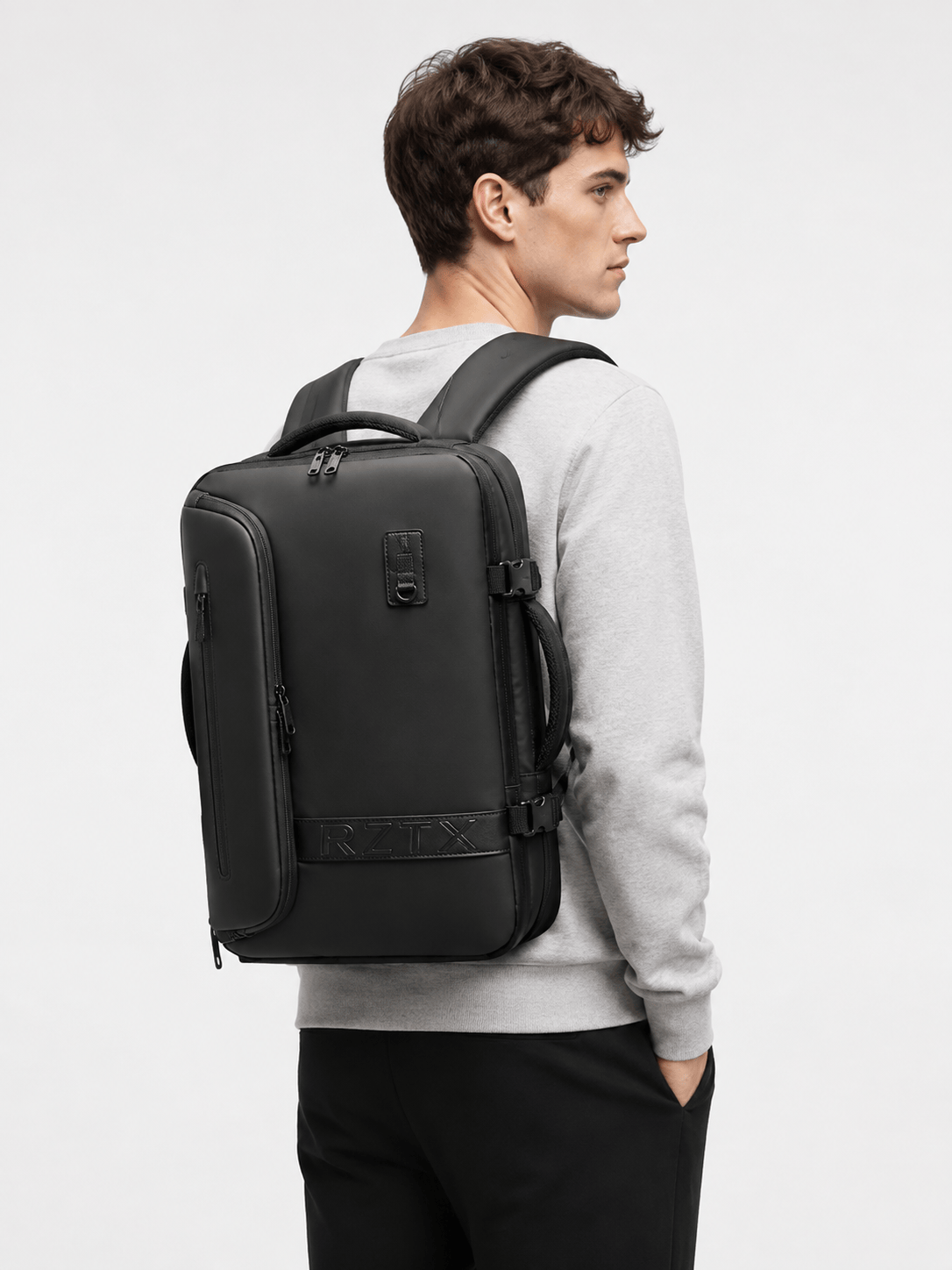 Sackovia Sac À Dos Extensible Noir Pour Ordinateur Portable
