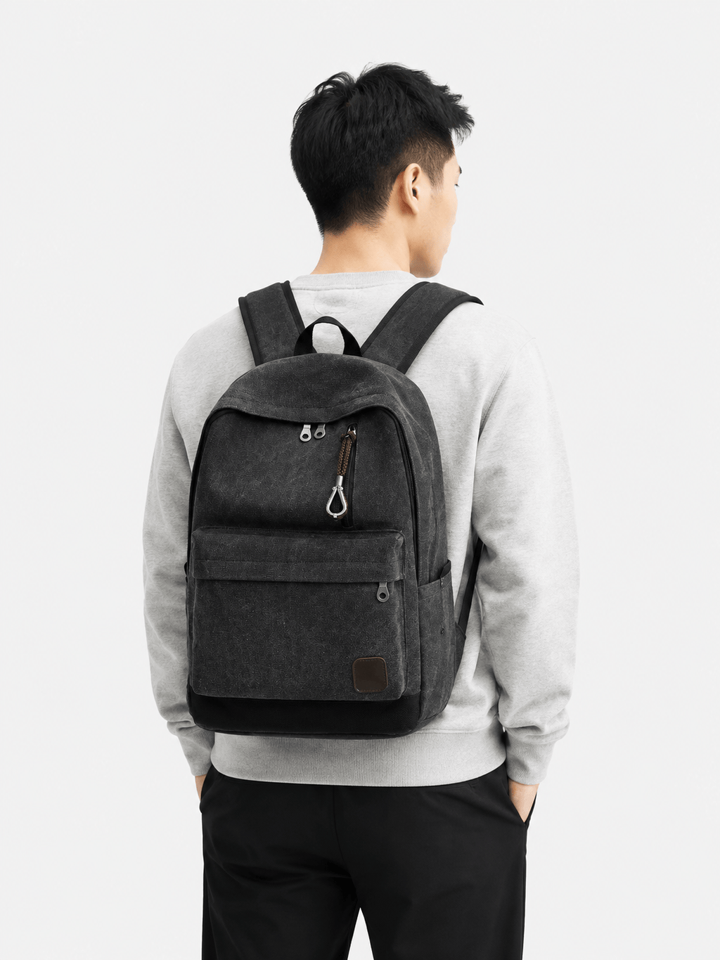 Sackovia Sac À Dos Garçon Gris En Toile